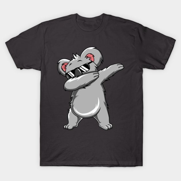 Dabbing Koala Funny Dab Dance Gift For Boys Kids T-Shirt by HCMGift